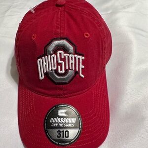 Colosseum Ohio State Red Hat with Gray & White Logo